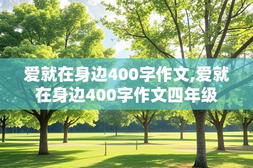 爱就在身边400字作文,爱就在身边400字作文四年级