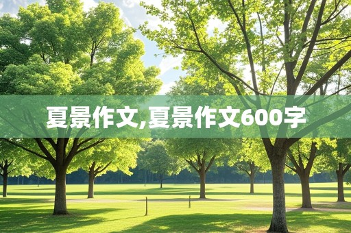 夏景作文,夏景作文600字