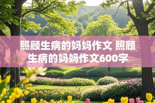 照顾生病的妈妈作文 照顾生病的妈妈作文600字