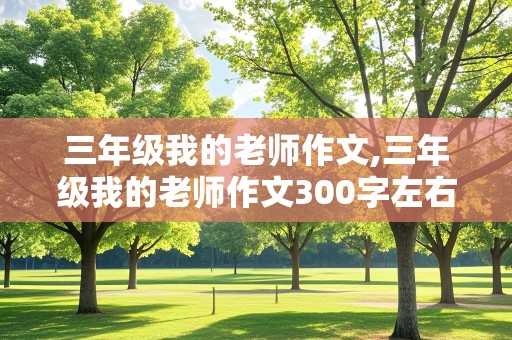 三年级我的老师作文,三年级我的老师作文300字左右