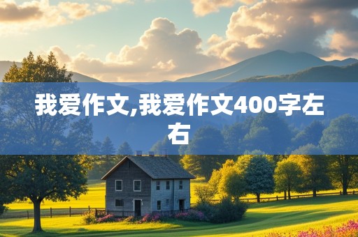 我爱作文,我爱作文400字左右