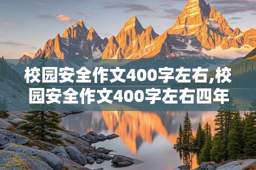 校园安全作文400字左右,校园安全作文400字左右四年级