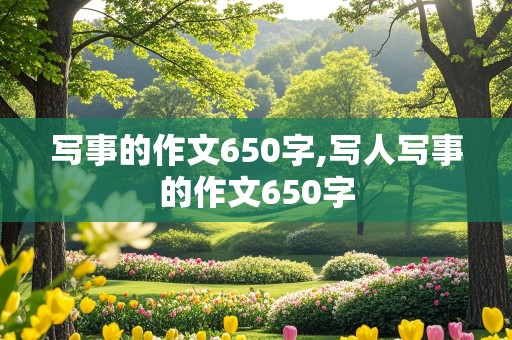 写事的作文650字,写人写事的作文650字