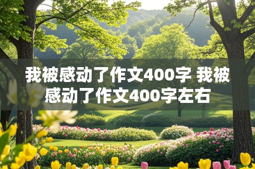 我被感动了作文400字 我被感动了作文400字左右