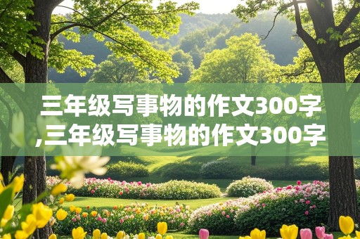 三年级写事物的作文300字,三年级写事物的作文300字优秀