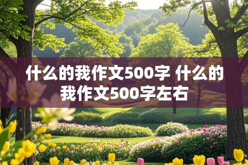 什么的我作文500字 什么的我作文500字左右