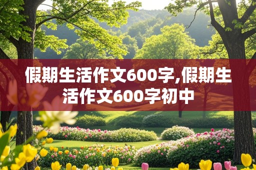 假期生活作文600字,假期生活作文600字初中