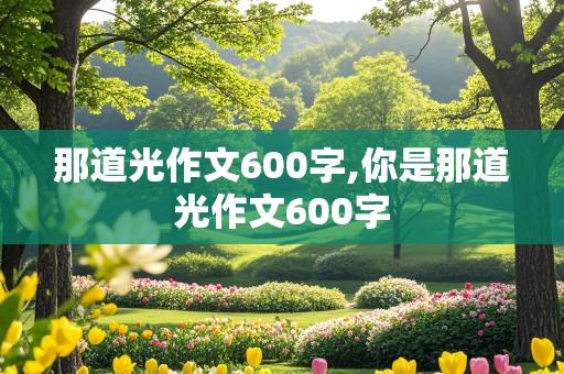 那道光作文600字,你是那道光作文600字