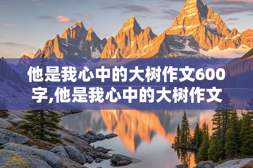 他是我心中的大树作文600字,他是我心中的大树作文600字怎么写