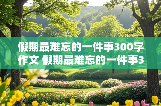 假期最难忘的一件事300字作文 假期最难忘的一件事300字作文三年级