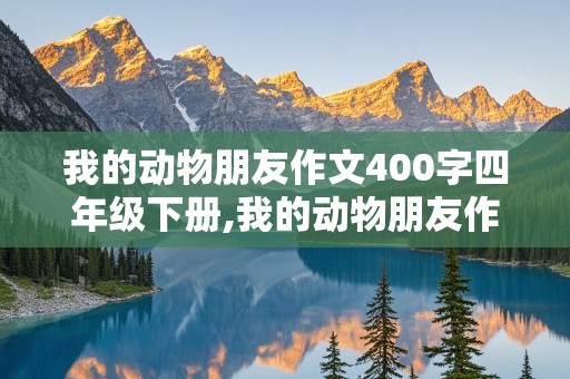 我的动物朋友作文400字四年级下册,我的动物朋友作文400字四年级下册小猫