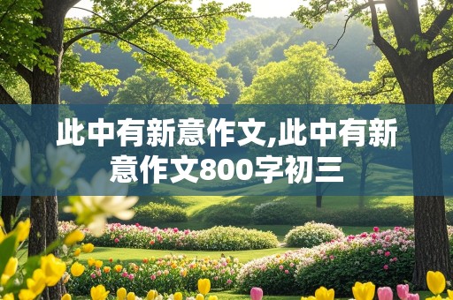 此中有新意作文,此中有新意作文800字初三