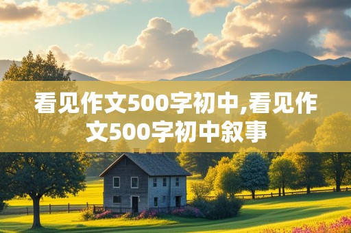 看见作文500字初中,看见作文500字初中叙事