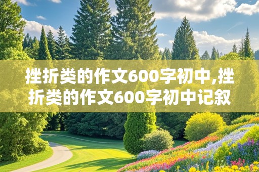 挫折类的作文600字初中,挫折类的作文600字初中记叙文