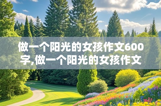 做一个阳光的女孩作文600字,做一个阳光的女孩作文600字初中