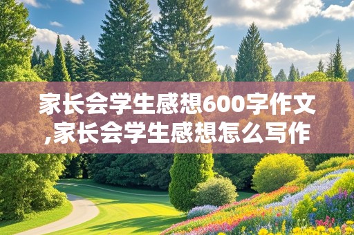 家长会学生感想600字作文,家长会学生感想怎么写作文500 字