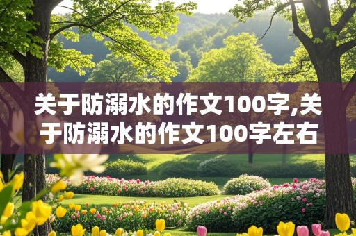 关于防溺水的作文100字,关于防溺水的作文100字左右