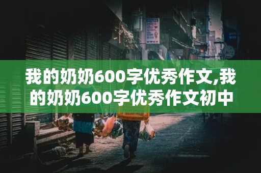 我的奶奶600字优秀作文,我的奶奶600字优秀作文初中生