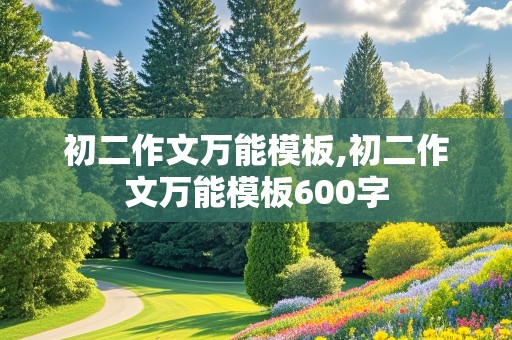 初二作文万能模板,初二作文万能模板600字