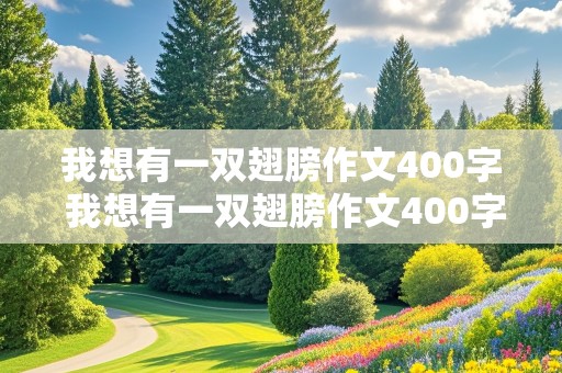 我想有一双翅膀作文400字 我想有一双翅膀作文400字六年级