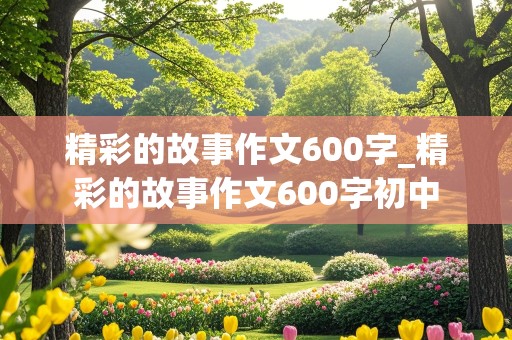 精彩的故事作文600字_精彩的故事作文600字初中