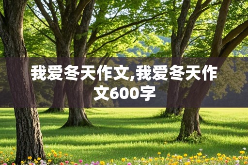 我爱冬天作文,我爱冬天作文600字