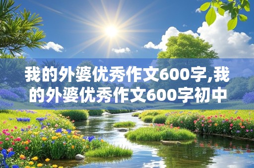 我的外婆优秀作文600字,我的外婆优秀作文600字初中