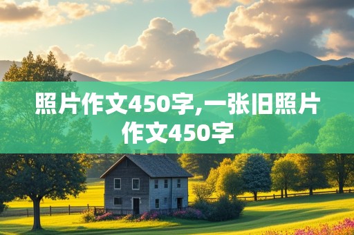 照片作文450字,一张旧照片作文450字