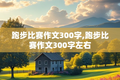 跑步比赛作文300字,跑步比赛作文300字左右