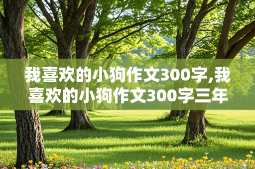 我喜欢的小狗作文300字,我喜欢的小狗作文300字三年级