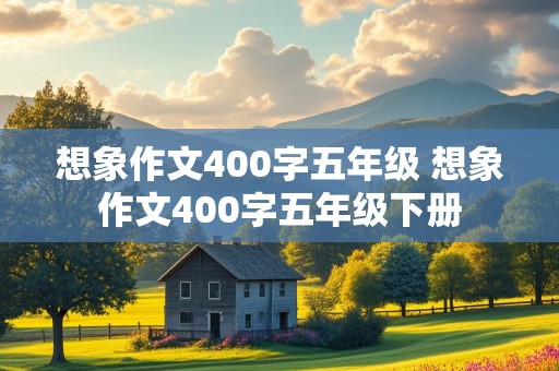 想象作文400字五年级 想象作文400字五年级下册