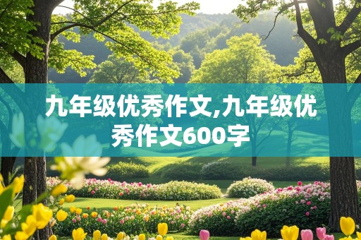 九年级优秀作文,九年级优秀作文600字