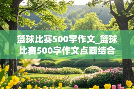 篮球比赛500字作文_篮球比赛500字作文点面结合