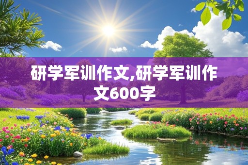 研学军训作文,研学军训作文600字