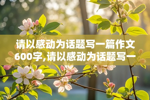 请以感动为话题写一篇作文600字,请以感动为话题写一篇作文600字左右