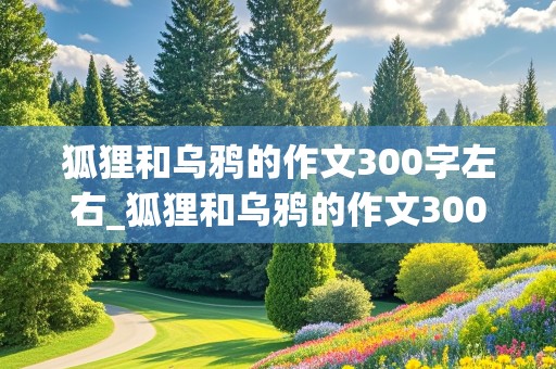 狐狸和乌鸦的作文300字左右_狐狸和乌鸦的作文300字左右良