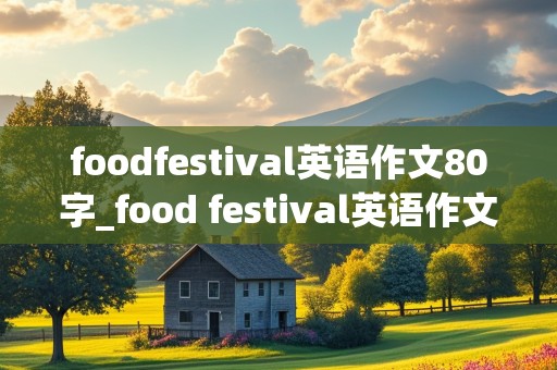 foodfestival英语作文80字_food festival英语作文