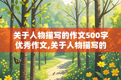 关于人物描写的作文500字优秀作文,关于人物描写的作文500字优秀作文我的老师