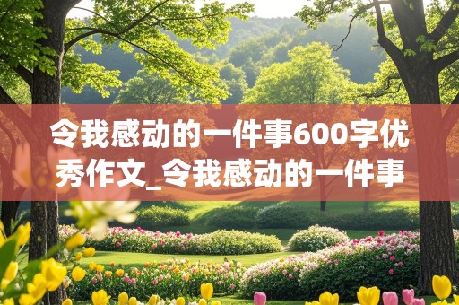 令我感动的一件事600字优秀作文_令我感动的一件事600字优秀作文六年级