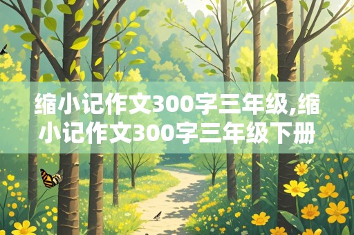 缩小记作文300字三年级,缩小记作文300字三年级下册