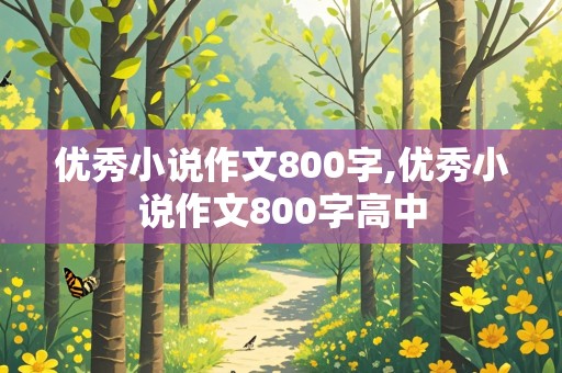 优秀小说作文800字,优秀小说作文800字高中