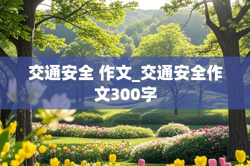 交通安全 作文_交通安全作文300字