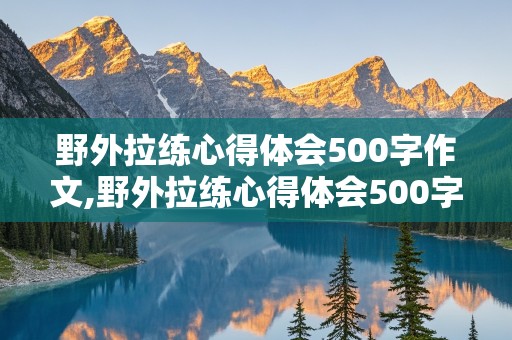 野外拉练心得体会500字作文,野外拉练心得体会500字作文怎么写