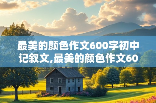 最美的颜色作文600字初中记叙文,最美的颜色作文600字初中记叙文红色