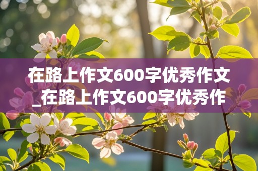 在路上作文600字优秀作文_在路上作文600字优秀作文初一