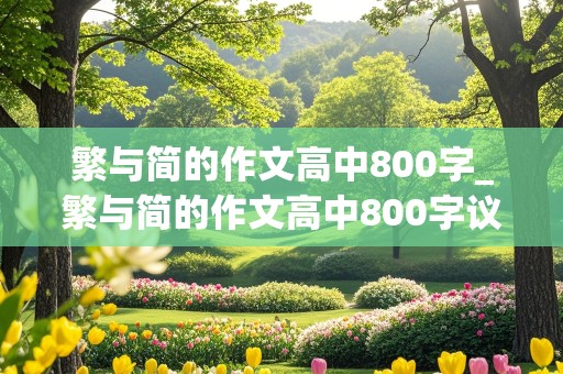 繁与简的作文高中800字_繁与简的作文高中800字议论文