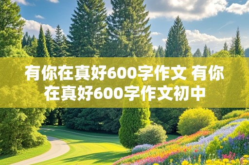 有你在真好600字作文 有你在真好600字作文初中