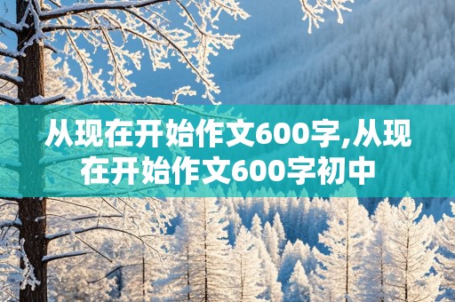 从现在开始作文600字,从现在开始作文600字初中