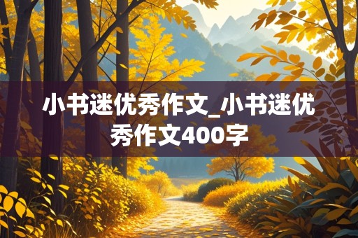 小书迷优秀作文_小书迷优秀作文400字