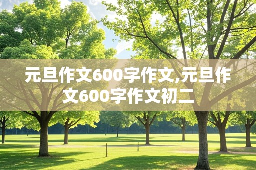 元旦作文600字作文,元旦作文600字作文初二